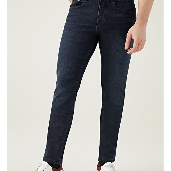 DAMAT Dark Blue JEAN Pants - Picture 2 of 5